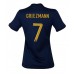 Tanie Strój piłkarski Francja Antoine Griezmann #7 Koszulka Podstawowej dla damskie MŚ 2022 Krótkie Rękawy